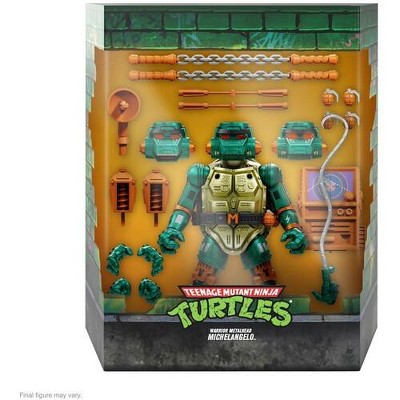 Warrior Metalhead Michelangelo Action Figure Set with Accessories