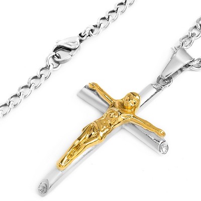 Cross Jewelry for Men/Women Glitzs Jewels Stainless Steel Pendant for Necklace