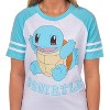 Seven Times Six Pokemon Pajama Women's Varsity Raglan Sleep Shirt V-Neck Nightgown - 3 of 4