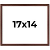 PosterPalooza | Classic Modern Brown Picture Frame - UV Acrylic, Backing Board, Hanging Hardware Included - 2 of 4