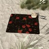 Camilla Foss Midnight Flourish Picnic Blanket - Deny Designs - 3 of 3