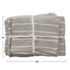Cotton Double Cloth Bed Cover, 2 Shams, Set of 3 - 2 of 4