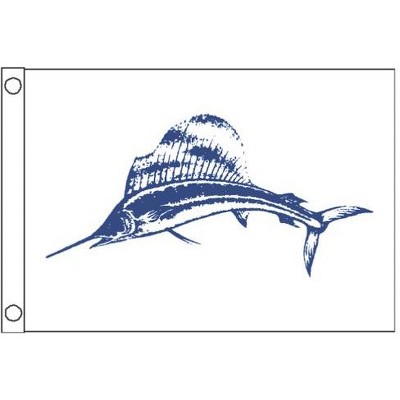 Taylor Made 12" x 18" Sailfish Flag - Durable Nylon Construction