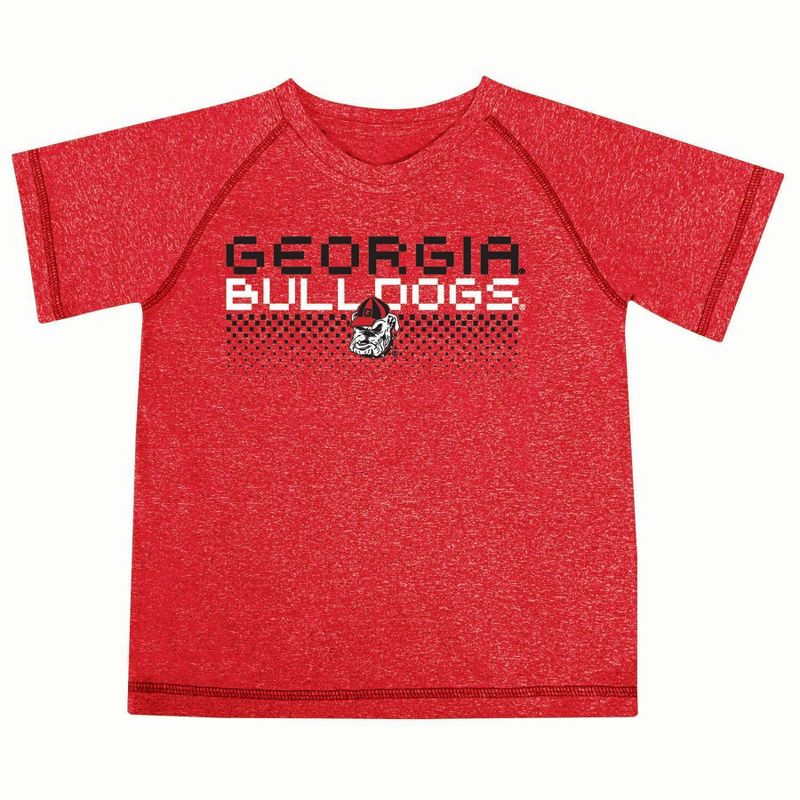 NCAA Georgia Bulldogs Toddler Boys&#39; Poly T-Shirt, 1 of 4