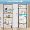HOMDOX 6-Tier Wire Shelving Unit 21.26"L x 11.42"W x 62.99"H Heavy Duty Metal Storage Rack for Garage Kitchen Bathroom Living Room - 3 of 4