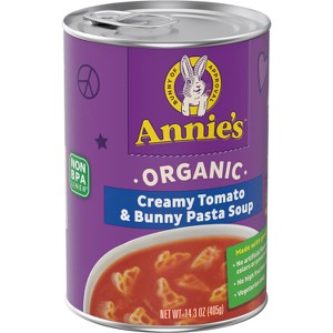 Annie's Organic Creamy Tomato Soup with Bunny Pasta - 14.3oz - 1 of 4