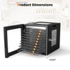 Costway 10 Stainless Steel Trays Dryer with 10 Presets 48H Timer Accessories Included - 3 of 4