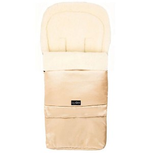 Cover Baby 0-3 Years Scandinavian Organic Wool Adjustable Footmuff in Light Beige - 1 of 4