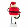 Lori Mitchell 6.75 In Jolly Snow Santa Christmas Snowman Wreath Bell Figurines - 3 of 4