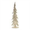 Gold Mosaic Glass Pine Tree (Set of 2) - 3 of 4