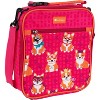 Bentology Convertible Soft Pink Corgi Insulated Durable Lunch Bag For Kids - Adjustable Straps Convert to Backpack, Shoulder Bag or Lunch Box - 3 of 4