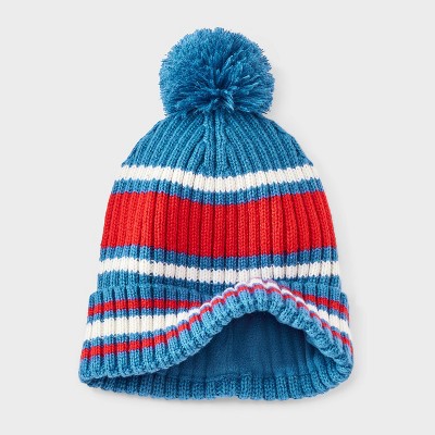 Boys' Rib Striped Beanie Hat - Cat & Jack - image 2