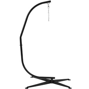 Yaheetech C-stand for Hanging Hammock Chair, Black - 1 of 4