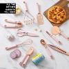 COOK WITH COLOR Kitchen Gadget Set Stainless Steel Utensils with Soft Touch Handles, 10 Pc. Copper - 2 of 4