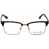 Vivid 257 Designer Reading Glasses in Black +1.00 - 2 of 4