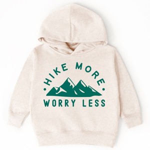 The Juniper Shop Hike More Worry Less Mountain Toddler Hoodie - 1 of 4