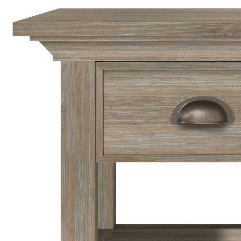 19" Mansfield Solid Wood End Table - Wyndenhall, 4 of 7