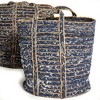 Plum & Post Denim Round Baskets Set of 3 - 4 of 4