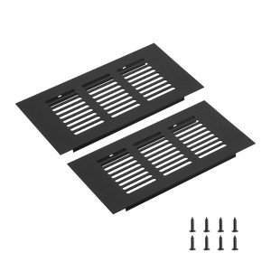 Unique Bargains Rectangle Ventilation Grille, Aluminum - 1 of 3