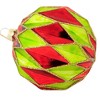 Cody Foster 3.5 Inch Midcentury Diamond Baubles Large Christmas Tree Ornament , Christmas Decor Honeycomb Waffle Mid-Century (1PC) - 4 of 4