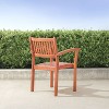 PAGED Outdoor Dining Chairs Wood Folding Chairs with Slatted Back and Slatted Seat for Patio, Outside, Lawn - 2 of 4