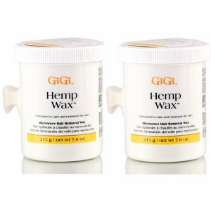 GiGi HEMP WAX Microwave Hair Removal Wax (PACK OF 2) Formulated to Calm & Moisturize the Skin 7.6 oz - 1 of 4