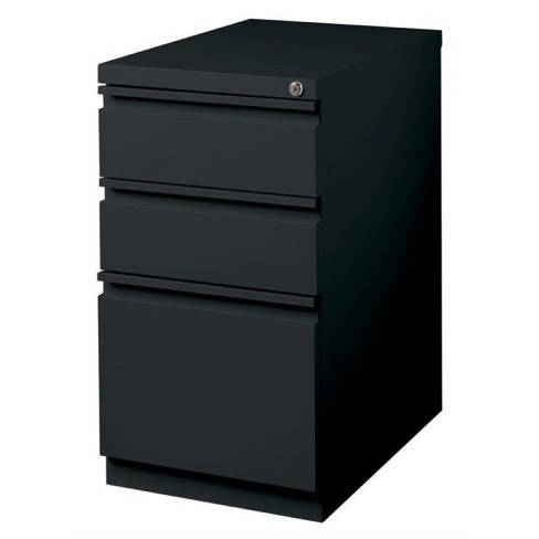 Steel 3 Drawer Mobile File Cabinet File In Black Box Wery Hill Target