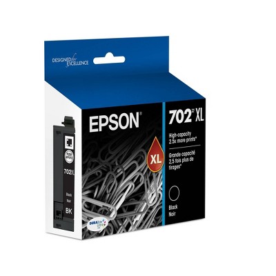 Epson 702XL Single Ink Cartridge - Black (T702XL120-CP)