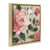 Stupell Industries Pink Rose & Peonies Floating Frame Canvas Art - 2 of 4