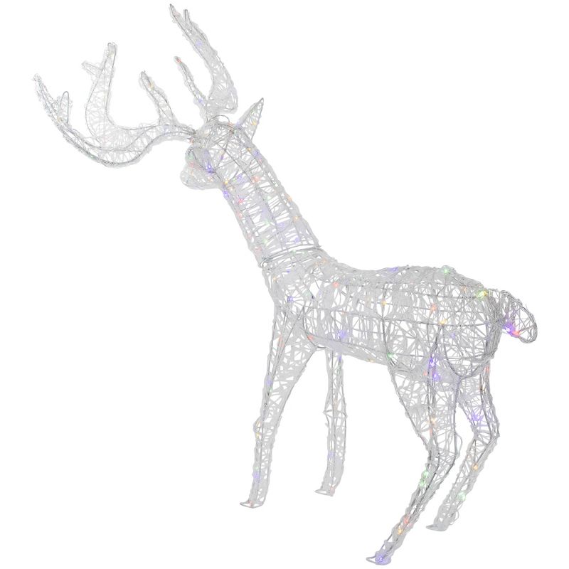 Northlight LED Color Changing Commercial Grade Acrylic Reindeer Outdoor Christmas Decoration - 46.5", 5 of 7