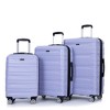 Whisen 3-Piece Set(21/25/29 in.) Luggage Sets Hardshell Lightweight Suitcase with TSA Lock and Two Hooks - 2 of 4