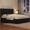 Yaheetech Upholstered Bed Frame with Built-in USB Ports - 2 of 4