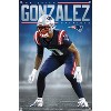 Trends International NFL New England Patriots - Christian Gonzalez 24 Unframed Wall Poster Prints - 4 of 4