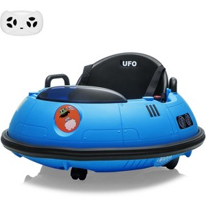 12V Ride-On Bumper Car for Toddlers, Electric Kids Car with Remote Control, Safety Belt, Music, Flashing Lights, 360¡ã Spin - 1 of 4