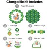 Big Dot of Happiness Jungle Party Animals Zoo Animal Birthday Party & Baby Shower Paper Charger & Table Decorations Chargerific Kit Setting for 8 - 3 of 4