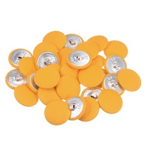 Unique Bargains Suit Dress Blouse Aluminum Fabric Cloth Covered Sewing Buttons 30 Pcs - 1 of 4