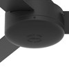 Hunter 52" Presto Ceiling Fan Matte Black - Modern Design with 3 Blades, High-Speed Cooling, Wall Control, Dry Rated - 3 of 4