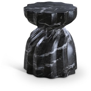 Meridian Furniture,Caserta Marble Finish Concrete End Table - 1 of 4