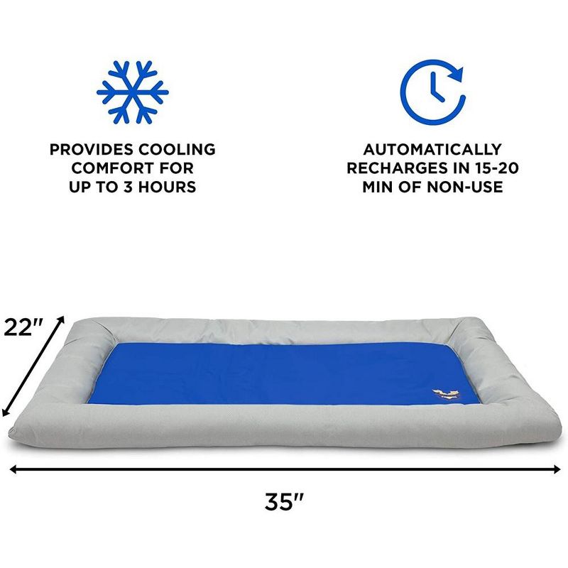 Arf Pets Dog Cooling Mat, Self Cooling Pet Bed - Cold Pad, 4 of 8