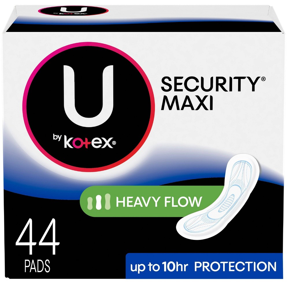 UPC 036000030280 product image for U by Kotex Security Maxi Pads - Heavy Flow - Long - Unscented - 44ct | upcitemdb.com