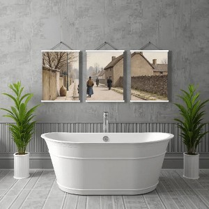 Floral Canvas Wall Art with Strong Artistic and Visual Aesthetics,3 - Pieces - 1 of 4
