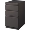Steel 3 Drawer Mobile File Cabinet in Med Tone Brown-Hirsh Industries - 2 of 4