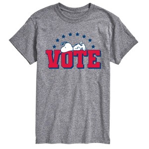 Men's - Peanuts - Vote Snoopy Short Sleeve Graphic T-Shirt - 1 of 4
