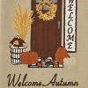 Park Designs Welcome Autumn Appliqued Dishtowel Set of 2 - 3 of 3