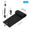 Unique Bargains Waffle Tri-fold Golf Towel with Club Groove Cleaning Brush and Foldable Divot - 2 of 4