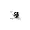 Black Bow Jewelry Sterling Silver Open Heart Bead Charm - 2 of 3
