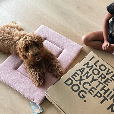 Medium Pink Polar Fleece Cat and Dog Crate Pad