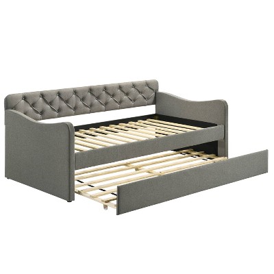 Twin Alisa Upholstered Daybed with Trundle - HOMES: Inside + Out