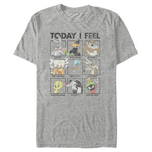 Men's Looney Tunes Today I Feel… Character Moods T-Shirt - 1 of 4