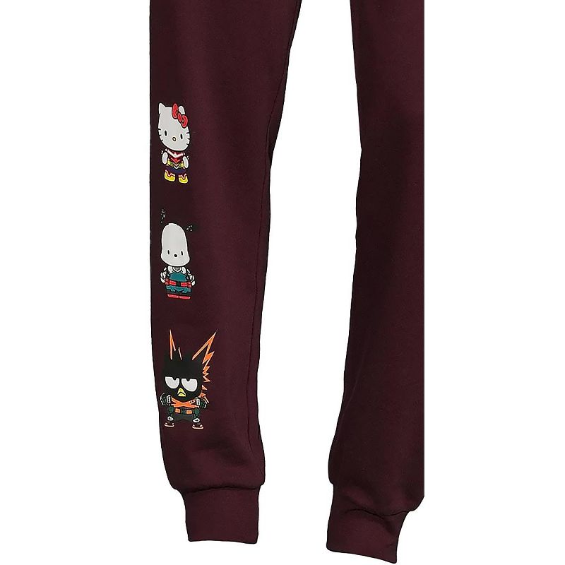 My Hero Academia Hello Kitty and Friends Men's Adult Jogger Sweatpants, 3 of 5